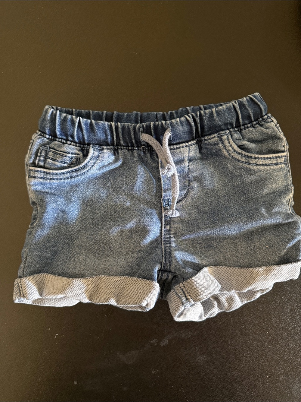 Cat & Jack Light Blue Denim Rolled-Hem Shorts